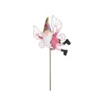 Dekoracja metalowa skrzat 120 cm mix kolorów