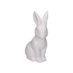 Królik ceramiczny 15,5 x 11 x 30 cm biały