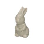 Królik ceramiczny 6 x 5 x 11 cm zielony