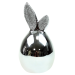 Figura ceramiczna jajko z uszami 12 cm