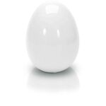 Figurka ceramiczna jajko 5 x 6 cm białe