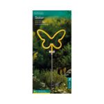 Dekoracja solarna LED na piku motyl