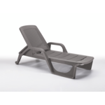 Leżak ogrodowy Nilo cappucino rattan