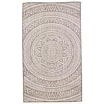 Dywan tkany zewnętrzny IKER 120 x 160 cm jasny beż