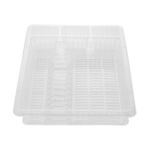 Ociekacz do naczyń 37 x 46 x 9 cm transaprentny