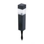 Lampka solarna słupek 4,7 x 4,7 x 31,5 cm czarny