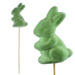 Zajączek na piku 20 cm zielony