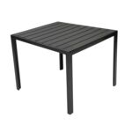Stół kwadratowy czarny
