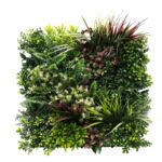 Panel zielony 50 x 50 cm mix liści