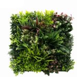 Panel zielony 50 x 50 cm mix liści