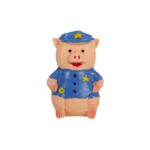 Zabawka prosiaczek "policjant" latex 8 cm Dingo