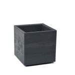 Kwietnik Karo 30 x 30 x 30 cm deska recycled antracyt