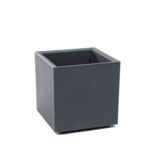 Kwietnik Karo 30 x 30 x 30 cm beton recycled antracyt