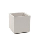 Kwietnik Karo 30 x 30 x 30 cm beton recycled beżowy