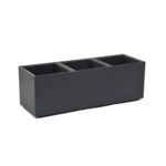 Kwietnik Karo 90 x 30 x 30 cm beton recycled antracyt