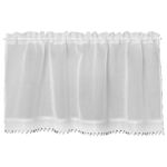 Firanka zazdrostka z tunelem Seda 60 x 150 cm biały