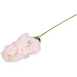 Kwiat sztuczny 2 główki różowy