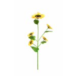 Kwiat sztuczny słonecznik 5 główek 125 cm