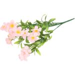 Bukiet kwiatów sztucznych 5 główek 38 cm mix kolorów