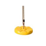 Huśtawka w kształcie płatka żółta