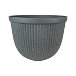 Donica plastikowa SOUTHLAKE ROUND GALVI śr. 25 cm gratitowa