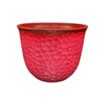 Donica plastikowa COMB śr. 30 cm czerwona