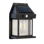 Lampa solarna naścienna BOSS 17 x 12 x 6 cm czarny