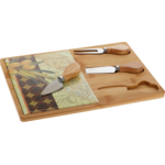 Deska do serów bambusowa w dolomicie mix kolorów