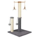 Drapak dla kota 73 x 42 x 42 cm beżowo-szary Happet