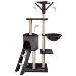 Drapak dla kota 140 x 49 x 35 cm ciemny szary Happet