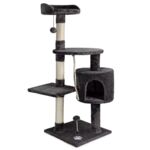 Drapak dla kota 115 x 41 x 41 cm ciemny szary Happet