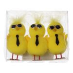 Kurczak z krawatem zestaw 3 sztuki