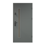 Drzwi zewnętrzne ARGO RAL 7024 antracyt 90P Radex