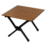 Stolik składany kempingowy imitacja drewna