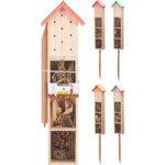 Hotel dla owadów 14 x 9 x 90 cm 4 wzory