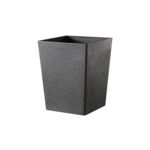 Donica plastikowa 1004 wym. 42 x 42 cm czarna