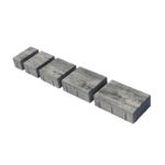 Kostka Tetra 6 cm wapień dewoński |7|10,5|14|17,5|21| x 14 cm 1 m² BRUK-BET