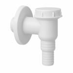 Syfon pralki natynkowy PP biały
