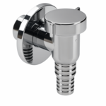 Syfon pralki natynkowy ABS chrom