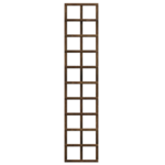 Kratka prosta bez ramy 38 x 180 cm brąz