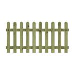 Płot sztachetowy 180 x 80 cm