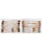 Jajko na piku plastik 12 szt. różne kolory