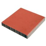 Płytka chodnikowa 35 x 35 x 5 cm czerwona