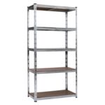 Regał metalowy 5półek 180 x 80 x 40 cm 175 kg wcisk BF