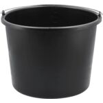 Wiadro budowlane 12 l czarne VOREL