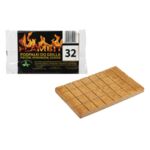 Podpałka do grilla szara 32 kostki Flambit