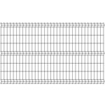 Panel ogrodzeniowy fi 3,2 mm 2,5 x 1,23 m 80 x 200 ocynk + RAL 9005 połysk