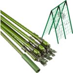 Stelaż ogrodowy z siatką (tyczki, siatka, łączniki)