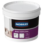 Farba Akrylowa Biała 3 l Nobiles