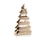 Figurka ceramiczna choinka 23 cm złota